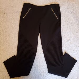 Cropped Moto Leggings